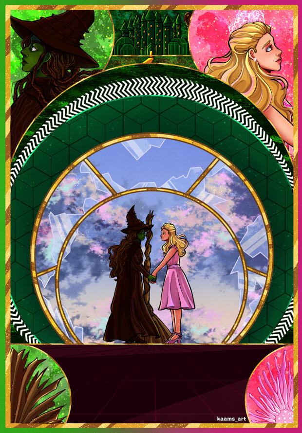 Elphaba and Glinda Elphaba and Glinda